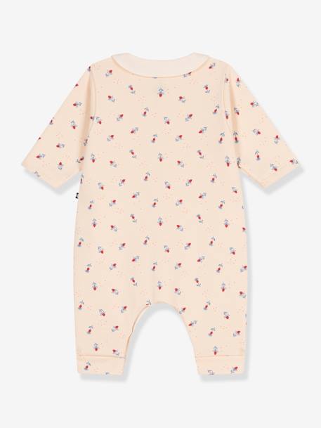 Combinaison longue en molleton bébé vanille 2 - vertbaudet enfant 