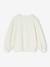 Sweat fille motif fantaisie écru+gris chiné+indigo 4 - vertbaudet enfant 