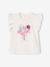 T-shirt bébé fleurs en relief rose grisé+vanille 11 - vertbaudet enfant 