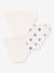 Lot de 3 culottes enfant en coton imprimé coeurs blanc 2 - vertbaudet enfant 