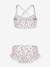 Maillot de bain 2 pièces fleuri fille blanc 2 - vertbaudet enfant 
