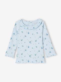 -T-shirt bébé en maille côtelée manches longues