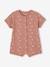 Combinaison bébé et bavoir nid d'abeille coffret cadeau noisette 2 - vertbaudet enfant 