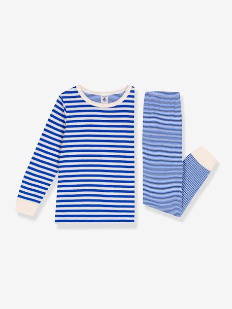Pyjama enfant en tubique bleu 2 - vertbaudet enfant 