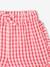 Short vichy en seersucker bébé carreaux rouge 3 - vertbaudet enfant 