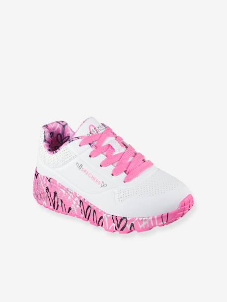 Baskets UNO LITE bleu clair+rose 3 - vertbaudet enfant 