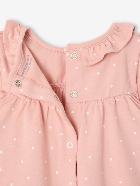 Ensemble bébé naissance robe + legging + bandeau rose 7 - vertbaudet enfant 