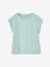 Lot de 3 tee-shirts fille fantaisie manches courtes bleu grisé+bleu pâle+rose poudré 2 - vertbaudet enfant 