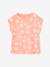 Lot de 3 tee-shirts fille fantaisie manches courtes bleu grisé+bleu pâle+rose poudré 3 - vertbaudet enfant 