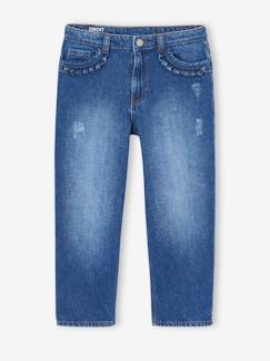 -Jean fille droit MorphologiK tour de hanches large