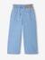 Pantalon fille large motifs fantaisie bleu clair+denim gris+gris+rayé bleu 19 - vertbaudet enfant 