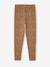 Lot de 2 leggings fille Basics beige+indigo+kaki+marron imprimé+vert sauge 4 - vertbaudet enfant 