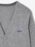 Gilet en maille col V BASICS blanc chiné+gris chiné+marine 8 - vertbaudet enfant 