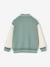 Sweat garçon molleton style teddy badge en bouclettes. anthracite+marine+vert émeraude+vert sapin 12 - vertbaudet enfant 