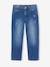 Jean fille droit MorphologiK tour de hanches Medium bleu foncé+stone 1 - vertbaudet enfant 