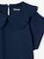 T-shirt fille col brodé fantaisie corail+écru+marine 13 - vertbaudet enfant 