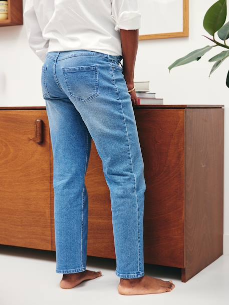 Jean de grossesse droit bandeau sans couture denim brut+denim gris+écru+stone 17 - vertbaudet enfant 