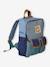 Sac à dos garçon maternelle vert/bleu ciel/ocre 1 - vertbaudet enfant 