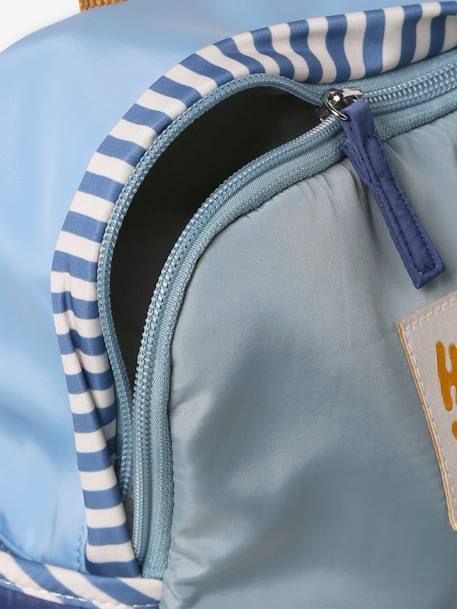 Sac à dos garçon maternelle vert/bleu ciel/ocre 5 - vertbaudet enfant 