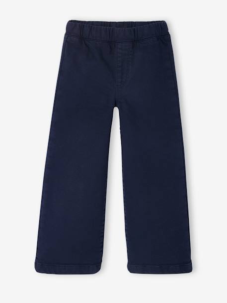 Tregging fille large marine+mauve 1 - vertbaudet enfant 