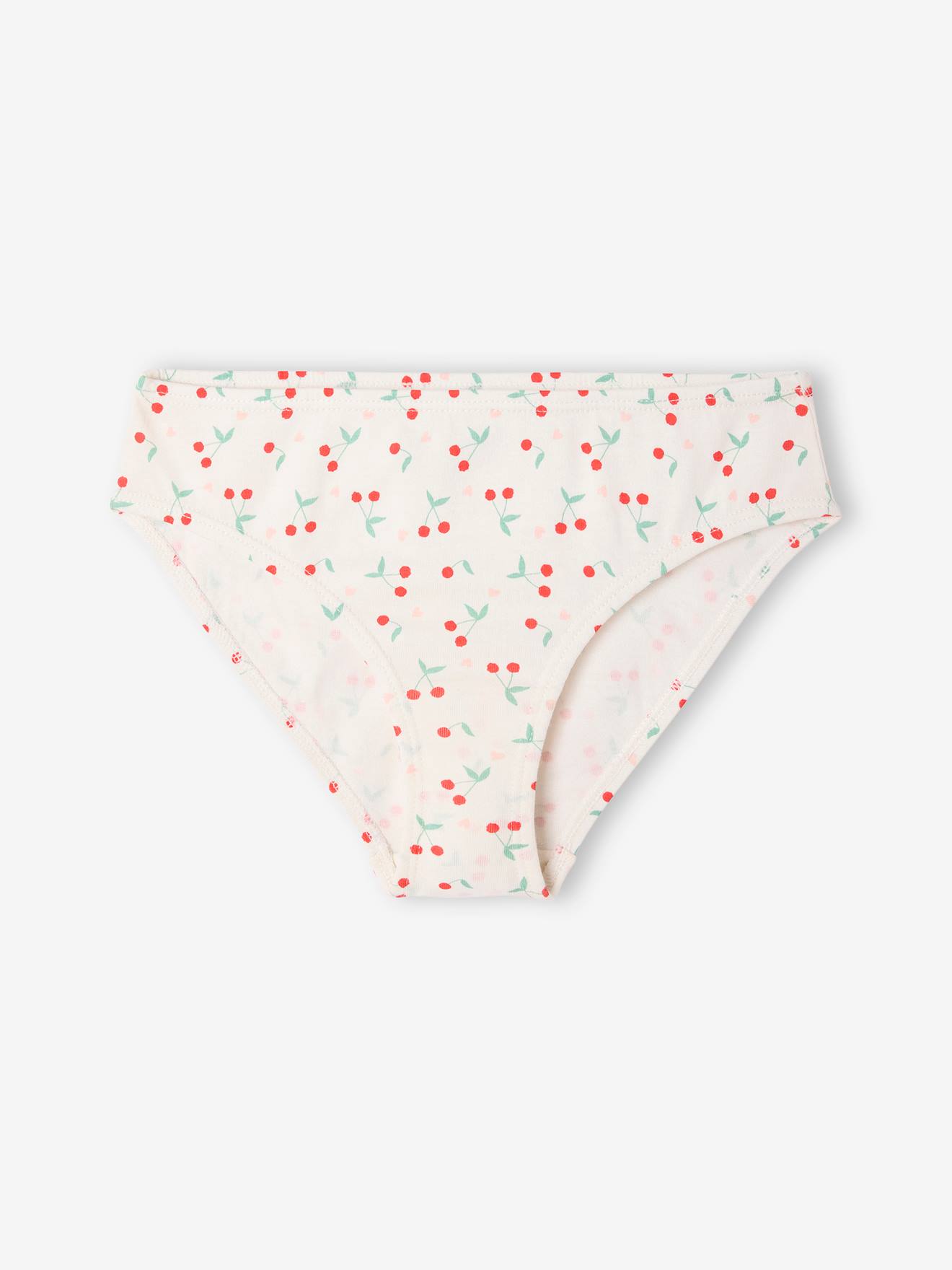 Lot De 10 Culottes Fantaisie Fille Vertbaudet - Imprimés Cœurs Et étoiles - 100% Coton - Taille Enfant - 5