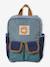 Sac à dos garçon maternelle vert/bleu ciel/ocre 2 - vertbaudet enfant 