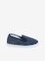Chaussons velours élastiqués enfant - Fabriqués en France gris+marine 9 - vertbaudet enfant 