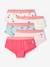 Lot de 5 shorties jungle fille fuchsia 1 - vertbaudet enfant 