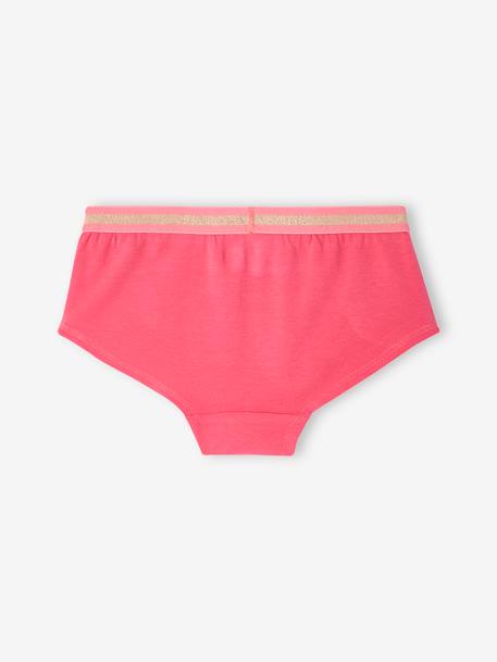 Lot de 5 shorties jungle fille fuchsia 7 - vertbaudet enfant 