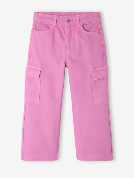 Guess Pantalon Oversize Cargo Denim - Enfant