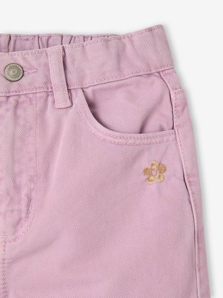 Pantalon fille large couleur pivoine+prune+rose+vert+vert de gris 5 - vertbaudet enfant 