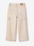 Pantalon cargo large irisé fille argent 2 - vertbaudet enfant 