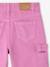 Pantalon cargo large fille violet 4 - vertbaudet enfant 