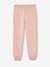Jogging fille molleton motif love irisé rose+vert sauge 2 - vertbaudet enfant 