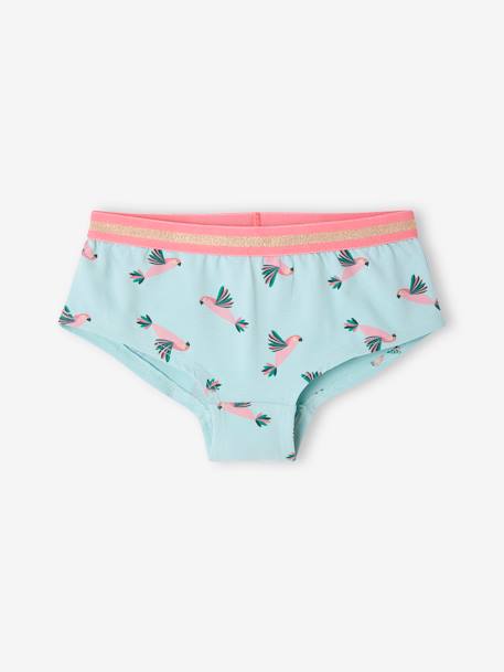 Lot de 5 shorties jungle fille fuchsia 4 - vertbaudet enfant 