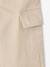 Pantalon cargo large irisé fille argent 3 - vertbaudet enfant 