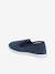 Chaussons velours élastiqués enfant - Fabriqués en France gris+marine 10 - vertbaudet enfant 