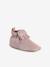 Chaussons élastiqués en cuir souple bébé or+rose 9 - vertbaudet enfant 