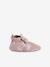 Chaussons élastiqués en cuir souple bébé or+rose 11 - vertbaudet enfant 