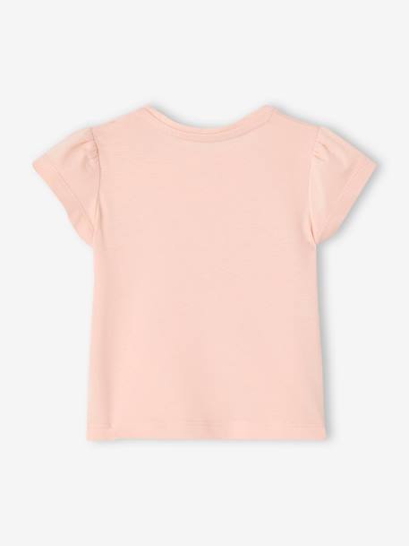 Lot de 2 t-shirts Basics bébé manches courtes rose pâle 5 - vertbaudet enfant 