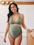 Maillot de bain de grossesse 2 pièces irisé kaki 1 - vertbaudet enfant 
