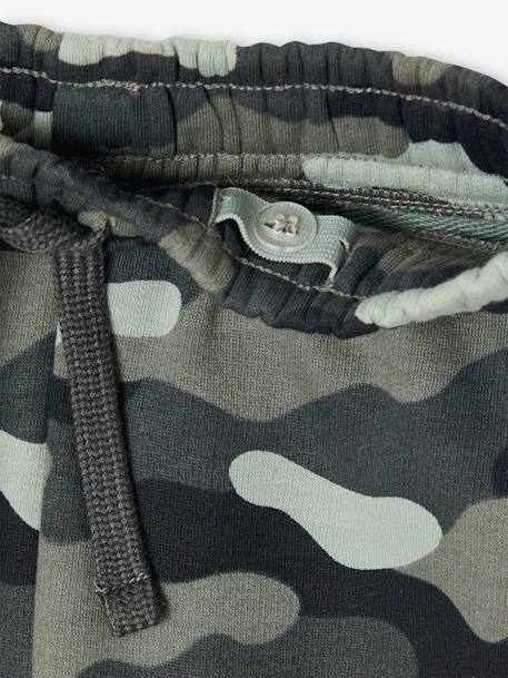 Bermuda facile à enfiler camouflage garçon kaki 3 - vertbaudet enfant 