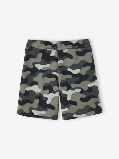 Bermuda facile à enfiler camouflage garçon kaki 4 - vertbaudet enfant 