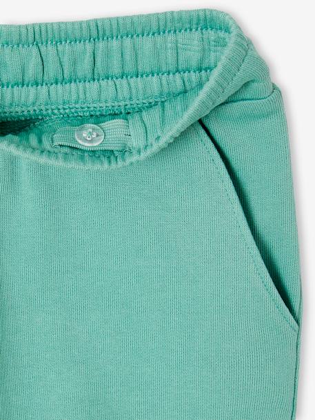 Bermuda sport en molleton garçon menthe 5 - vertbaudet enfant 