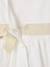 Robe cérémonie bébé fille ceinture nouée au dos blanc 6 - vertbaudet enfant 