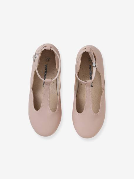 Ballerines salomés fille BLANC CLAIR UNI+ROSE CLAIR UNI 10 - vertbaudet enfant 