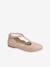 Ballerines salomés fille BLANC CLAIR UNI+ROSE CLAIR UNI 7 - vertbaudet enfant 