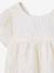Ensemble cérémonie robe rayée fil brillant + bandeau assorti bébé rayé blanc 4 - vertbaudet enfant 