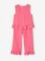 Ensemble fille blouse pantalon 7/8ème rose bonbon+vert sauge 4 - vertbaudet enfant 