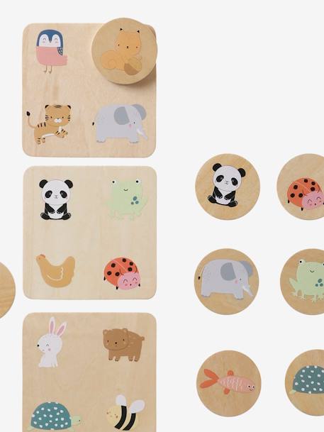 Loto des animaux en bois FSC® bois 2 - vertbaudet enfant 
